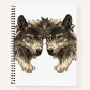 Spiral Notebook Wolf
