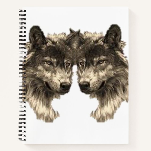 Spiral Notebook Wolf (Front)