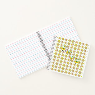 Spiral Notebook.  Writting Alphabet Letters Notebook