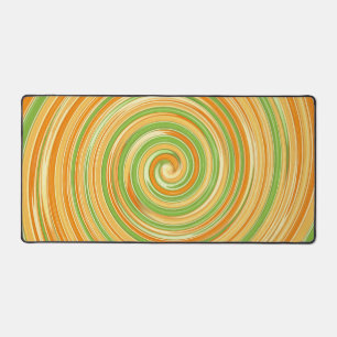 Spiral of Fun Citrus Colours Desk Mat