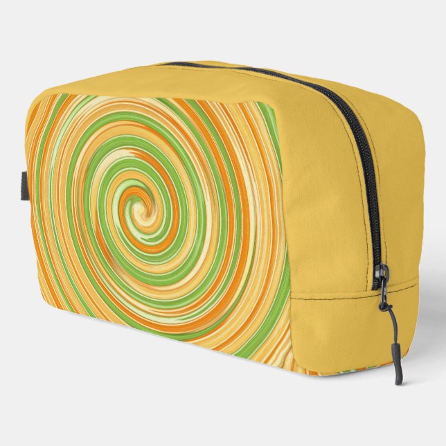 Spiral of Fun Citrus Colours  Dopp Kit (Right Corner)