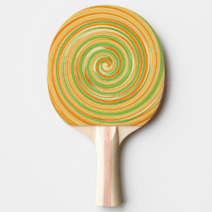 Spiral of Fun Citrus Colours Ping Pong Paddle