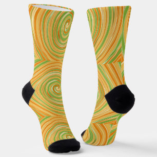 Spiral of Fun Citrus Colours Socks