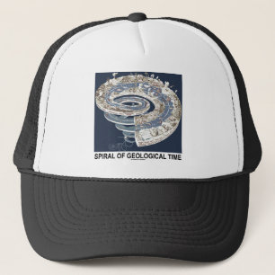 Spiral Of Geological Time (Earth's History Spiral) Trucker Hat
