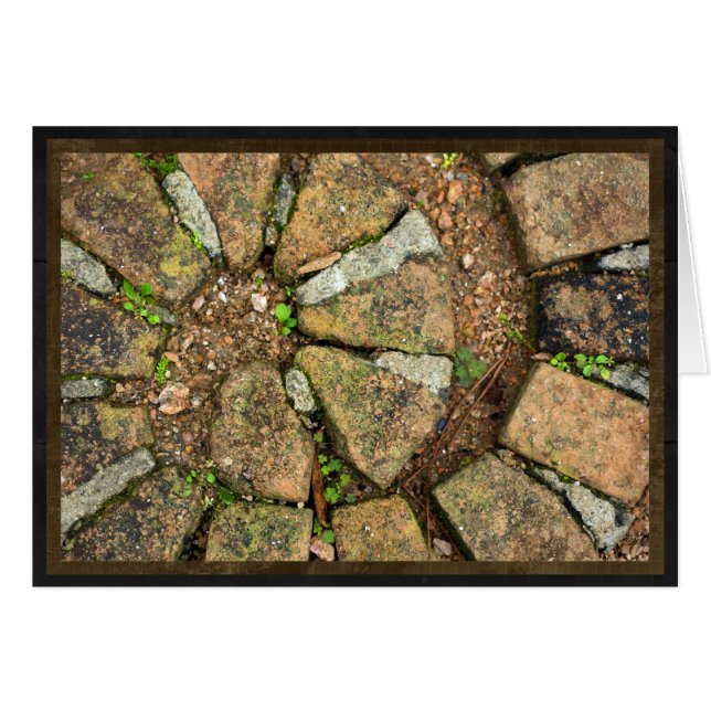Spiral of pavement bricks (Front Horizontal)
