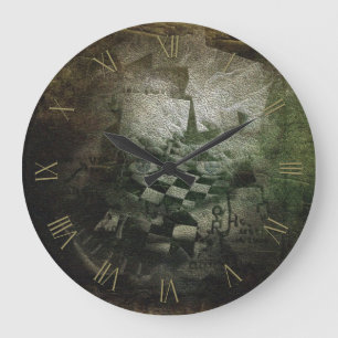 Spiral of time large clock