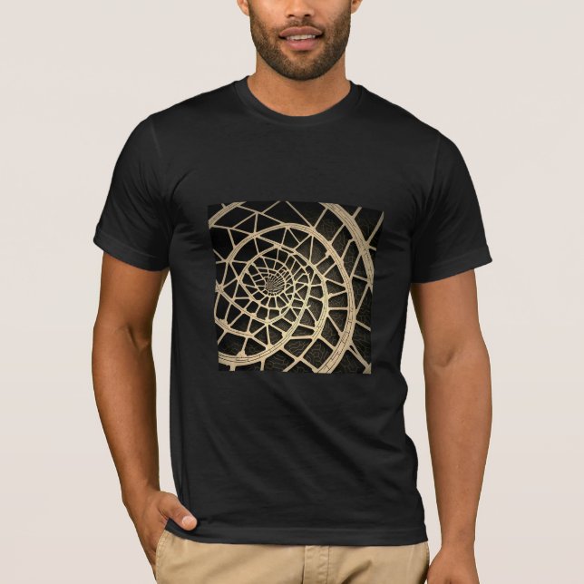 Spiral Out Keep Going - Art & Music Fusion Tee (Front)