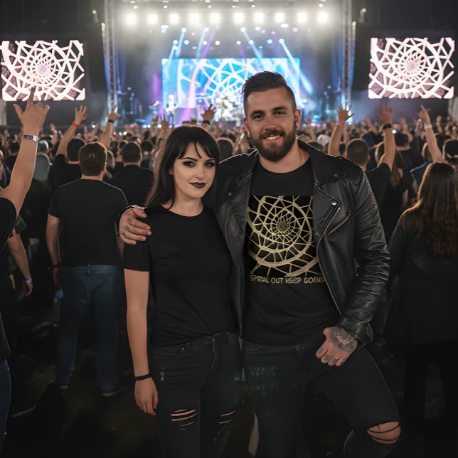 Spiral Out Keep Going - Art & Music Fusion Tee (Creator Uploaded)