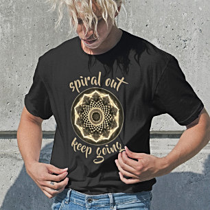 Spiral Out Keep Going: Artistic Mandala Tee