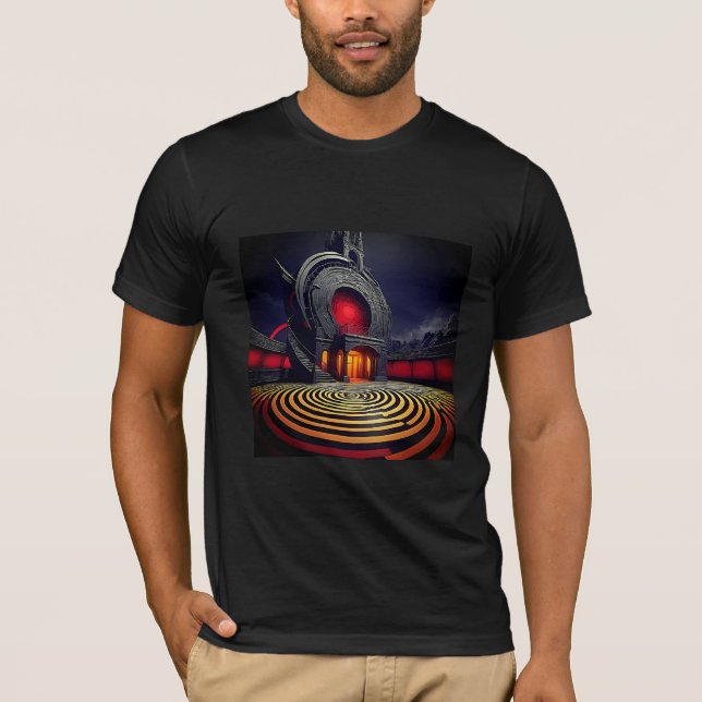 Spiral Out Keep Going - Artistic Mystic Tee (Front)