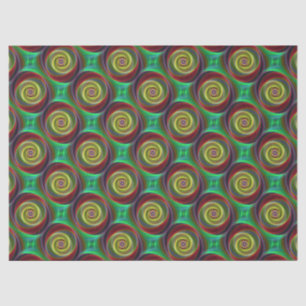 Spiral Pattern 8 & 9 Options Tissue Paper