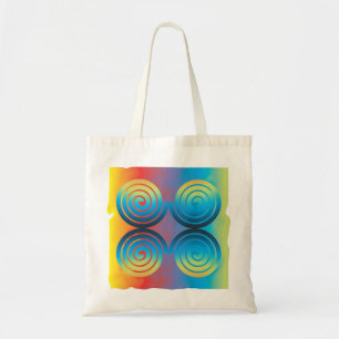 SPIRAL PATTERN TOTE BAG