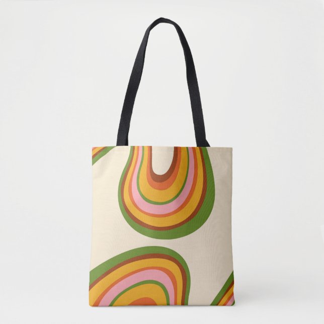 Spiral patterns tote bag (Front)