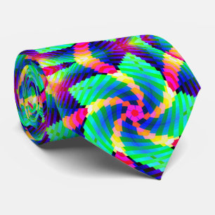 Spiral Pentagon Starfish Tie