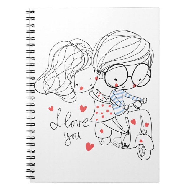 Spiral Photo Notebook (80 Pages B&W) (Front)