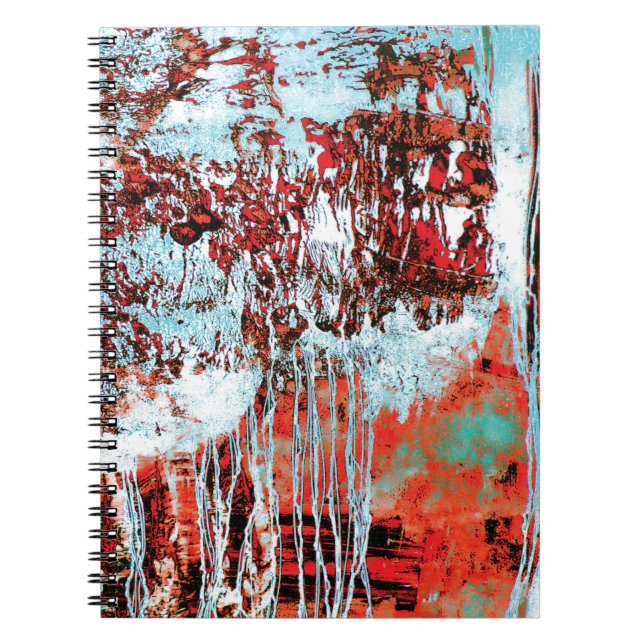 Spiral Photo Notebook – Corrosion Pulse (Front)