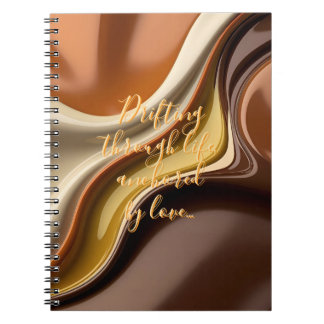 Spiral photo notebook in stylish graphic