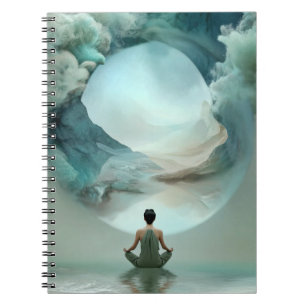 Spiral Photo Notebook Mystical Zen Meditation