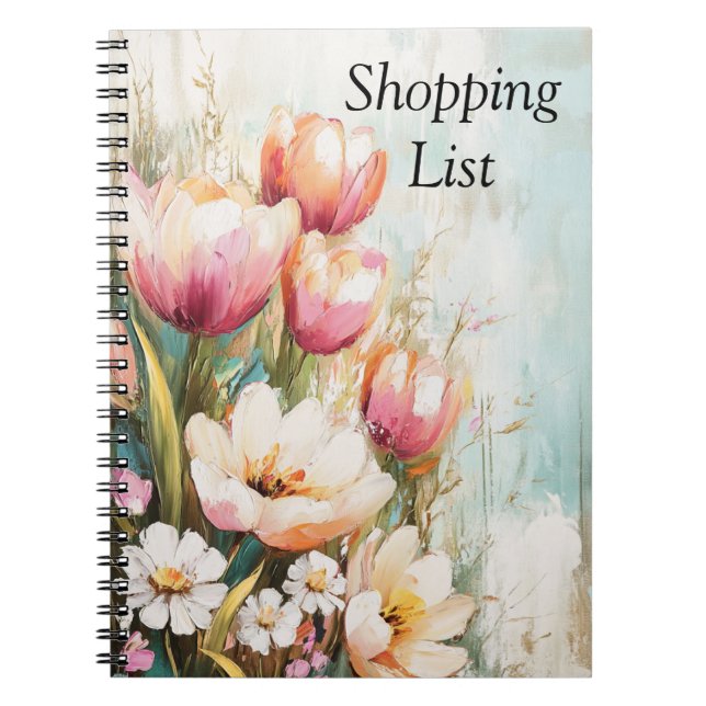 Spiral Photo Notebook, Shopping list, Notebook (Front)