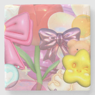 Spiral Photo Notebook Stone Coaster