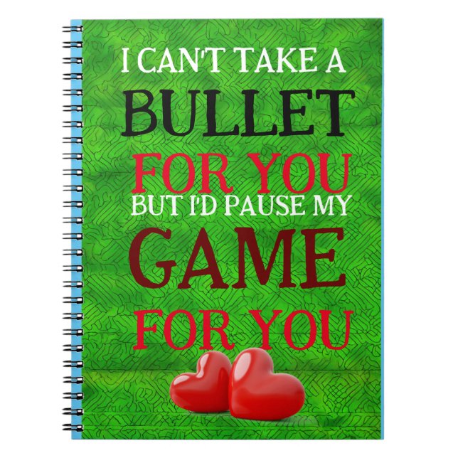 Spiral Photo Notebook with a Love Heart (Front)