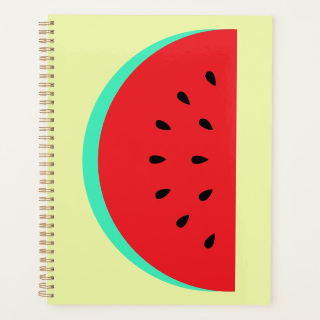 Spiral Photo Notebook with melon Planner (Front)