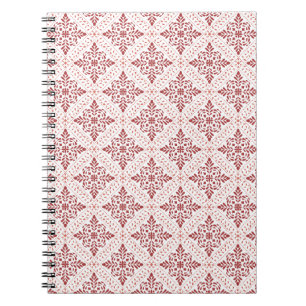 Spiral Photo Notebook with Red and Pink Design