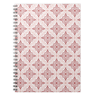 Spiral Photo Notebook with Red and Pink Design