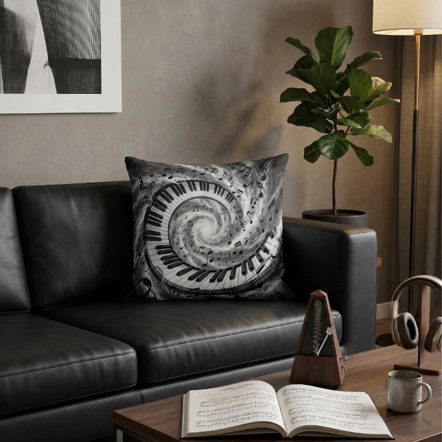 Spiral Piano Vortex Cushion (Creator Uploaded)