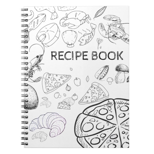 Spiral RECIPE Notebook (Front)