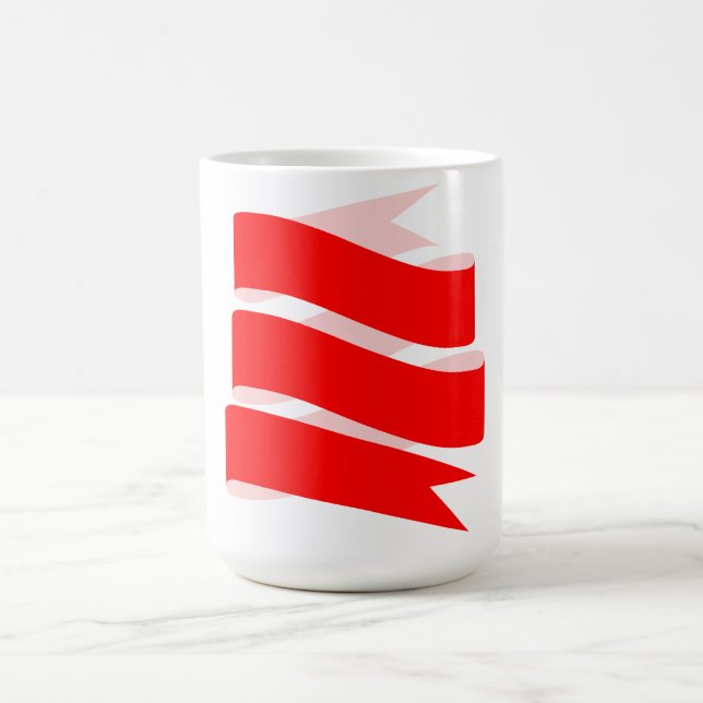 Spiral Ribbon Design Coffee mug (Center)
