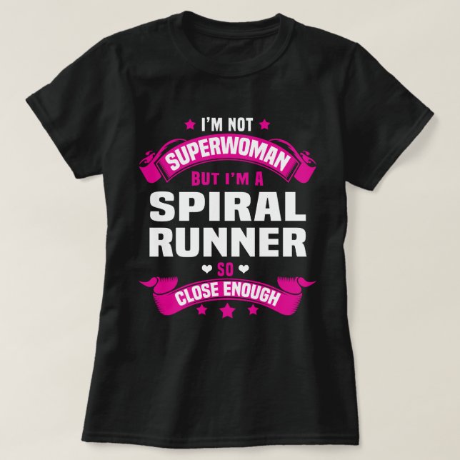 Spiral Runner T-Shirt (Design Front)