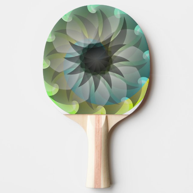 Spiral Shark by Kenneth Yoncich Ping Pong Paddle (Front)
