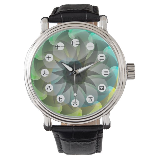 Spiral Shark (CHN / JP Face) by Kenneth Yoncich Watch (Front)