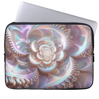 Spiral shell design laptop sleeve