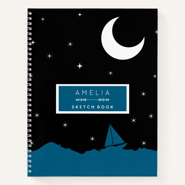 Spiral Sketchbook Office School Stationary Notebook (Front)