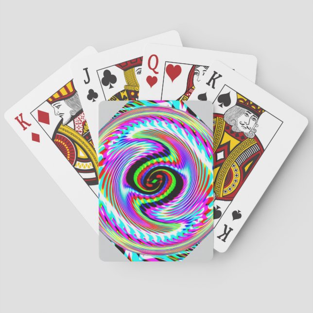 Spiral Snail (change the words) Playing Cards (Back)