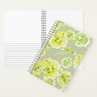 Spiral Softcover Notebook 5.5" x 8.5" Sunny Roses
