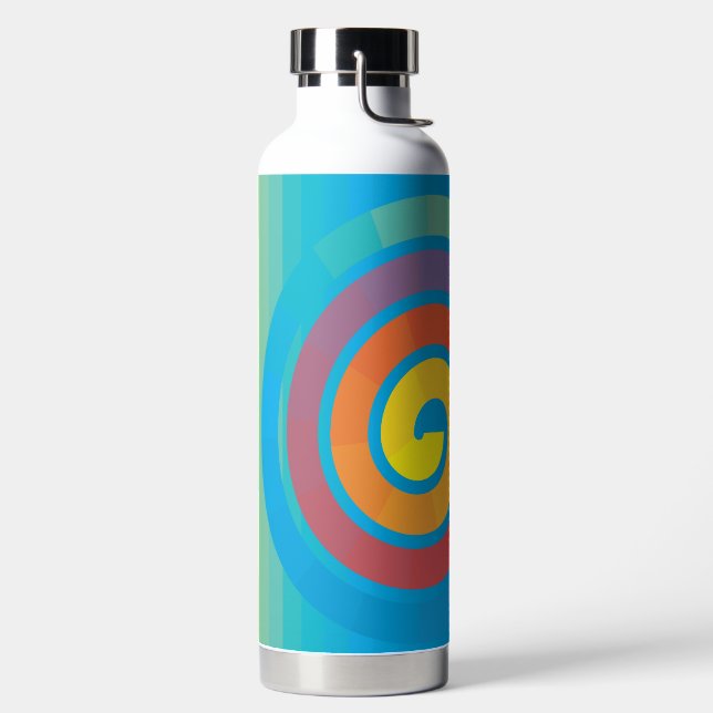 SPIRAL SQUARE WATER BOTTLE (Left)