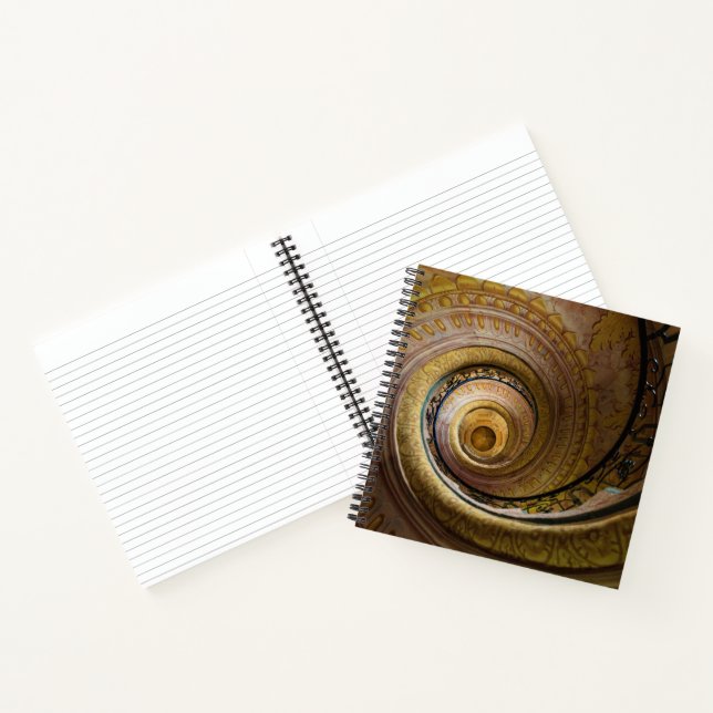 Spiral Staircase Pattern Notebook (Inside)
