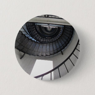 spiral stairs2 6 cm round badge