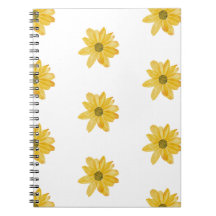 Spiral Sunflower Notebook