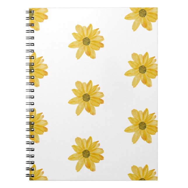 Spiral Sunflower Notebook (Front)