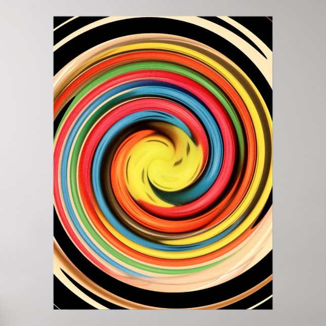 Spiral Swirl Poster (Front)