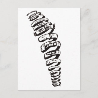 Spiral Thought Postcard