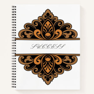 Spiral Vintage Cover Notebook