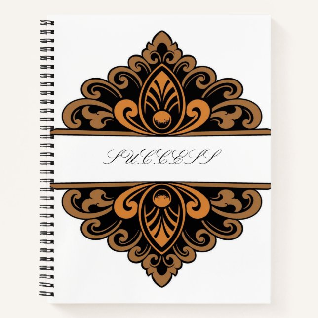 Spiral Vintage Cover Notebook (Front)