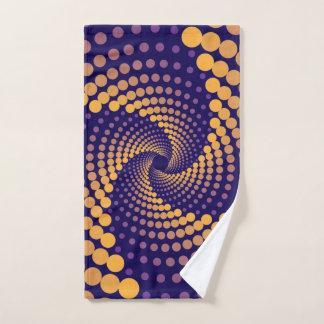 Spiral Vortex pattern Hand Towel