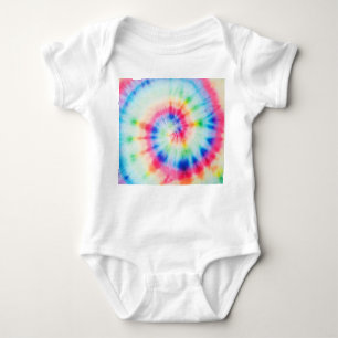 Spiral watercolor: organic artistic dirty art baby bodysuit