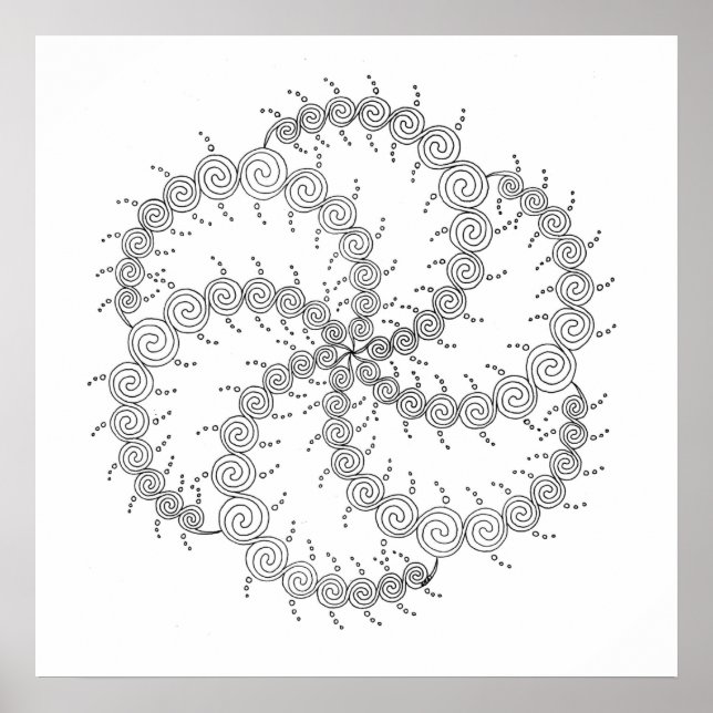 Spiral Wheel III Poster (Front)